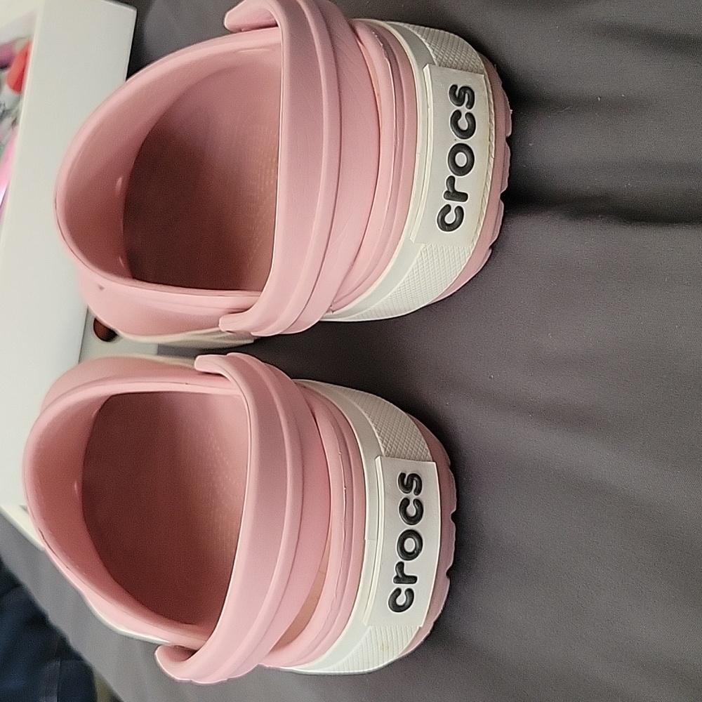 Pink Crocs